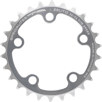 Chainring Spécialités TA Zélito Triple (74mm) Inner 9/10-speed Silver