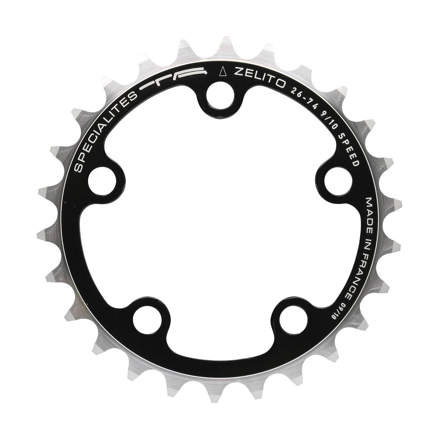 Chainring Spécialités TA Zélito Triple (74mm) Inner 9/10-speed Black