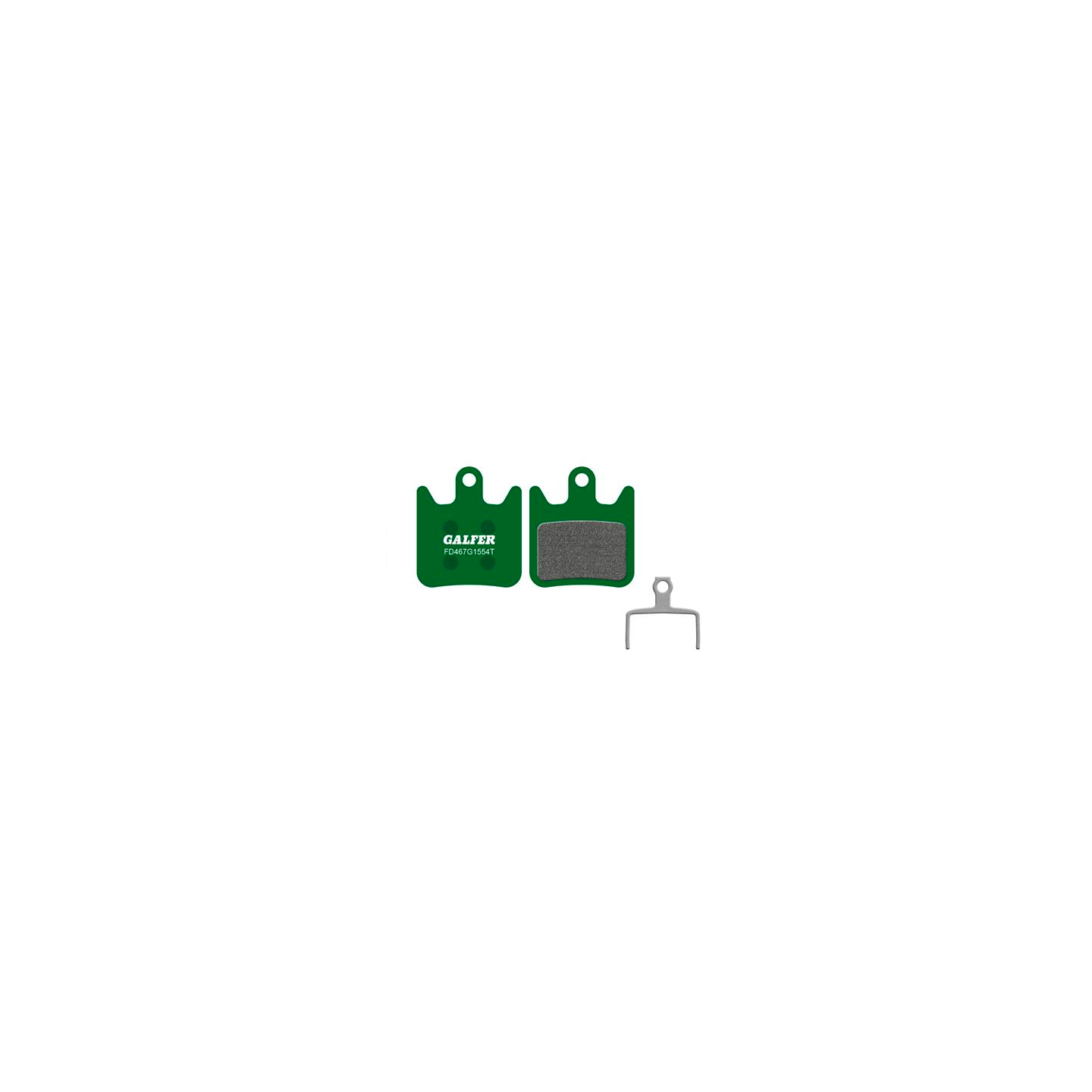 Plaquettes de frein Galfer - Hope X2 - Vert Pro