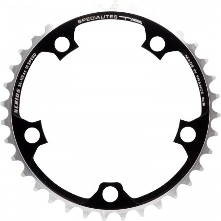 Corona Spécialités TA Nérius interna Campagnolo Compact Veloce/Centaur/Chorus/Record 10v nera