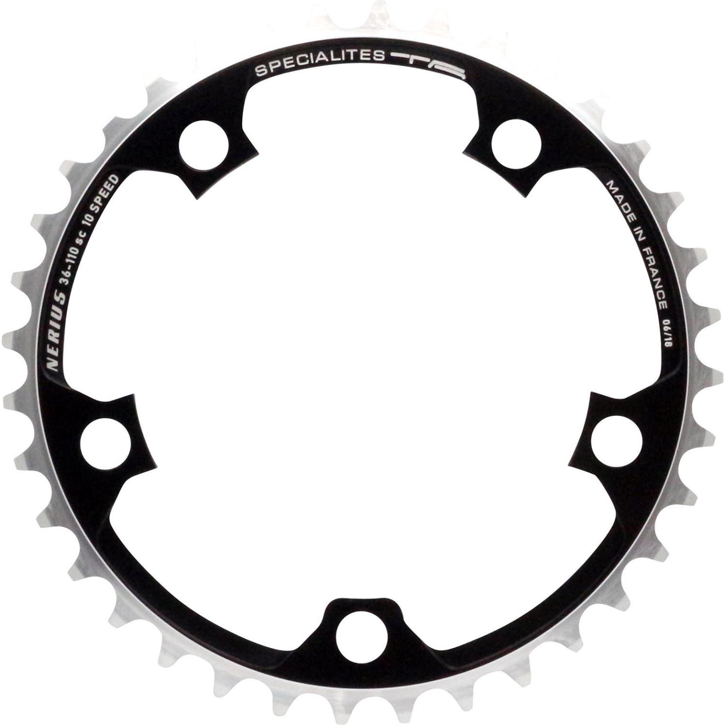 Chainring Spécialités TA Nérius Inner Campagnolo Compact Veloce/Centaur/Chorus/Record 10-speed Black