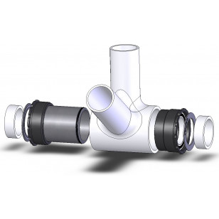 Boîtier de Pédalier Spécialités TA T47 Fileté Céramique Spécialités TA BOBB012-CERA Standard 30mm