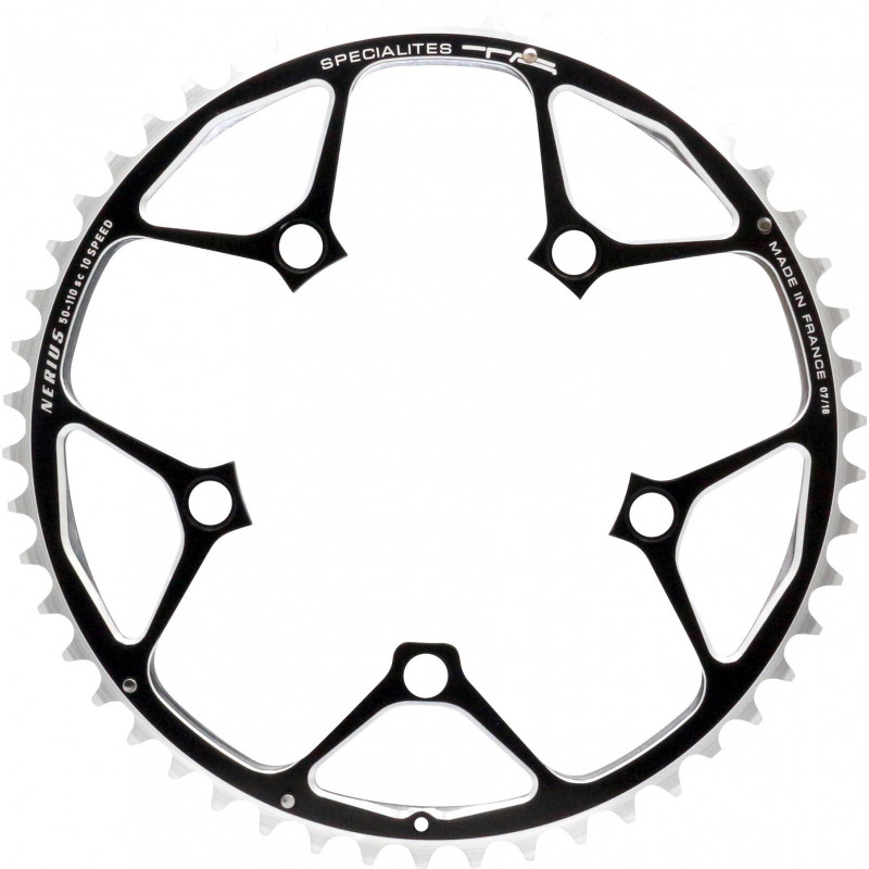 Plato Spécialités TA Nérius exterior Campagnolo Compact Veloce/Centaur/Chorus/Record 10v negro