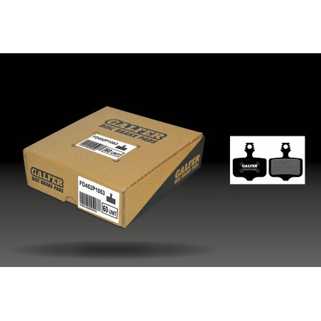 Pastiglie freno GALFER - AVID Elixir 1/2/3/5/7 / SRAM XX/X0/X7/X9/DB/LEVEL/T/TL - Standard (lotto da 30 paia)