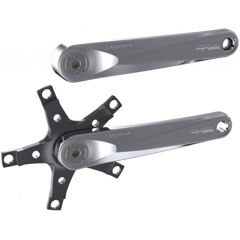 Par de bielas Spécialités TA Carmina Triple 130/74mm - Plata pulida