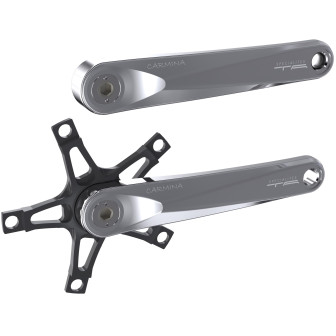 Spécialités TA Carmina Double 130mm crank arm pair - Polished Silver