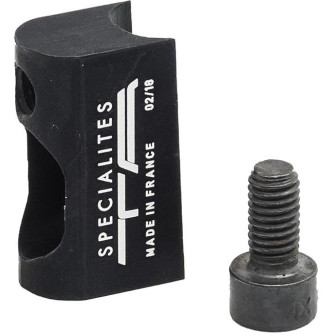 Spécialités TA Up/Down Adapter for Screw-on Front Derailleur + Bolts for Ovalution Chainrings