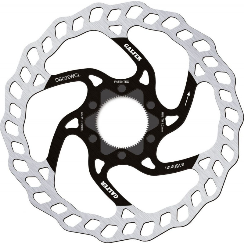 Brake Disc Galfer Centre Lock - Wave - ø160mm - 141g Brake Disc Galfer Centre Lock - Wave - ø160mm - 141g