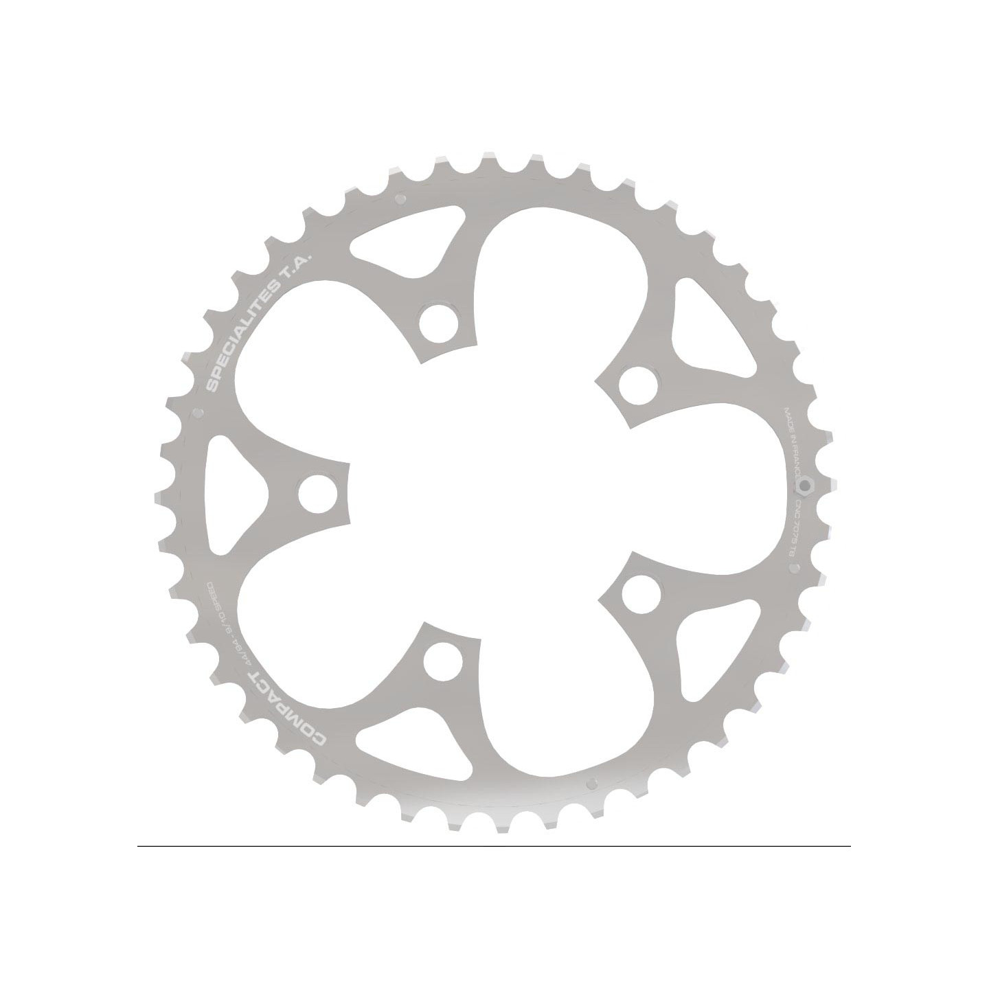 Chainring Spécialités TA Compact 9-speed Outer 94mm Silver