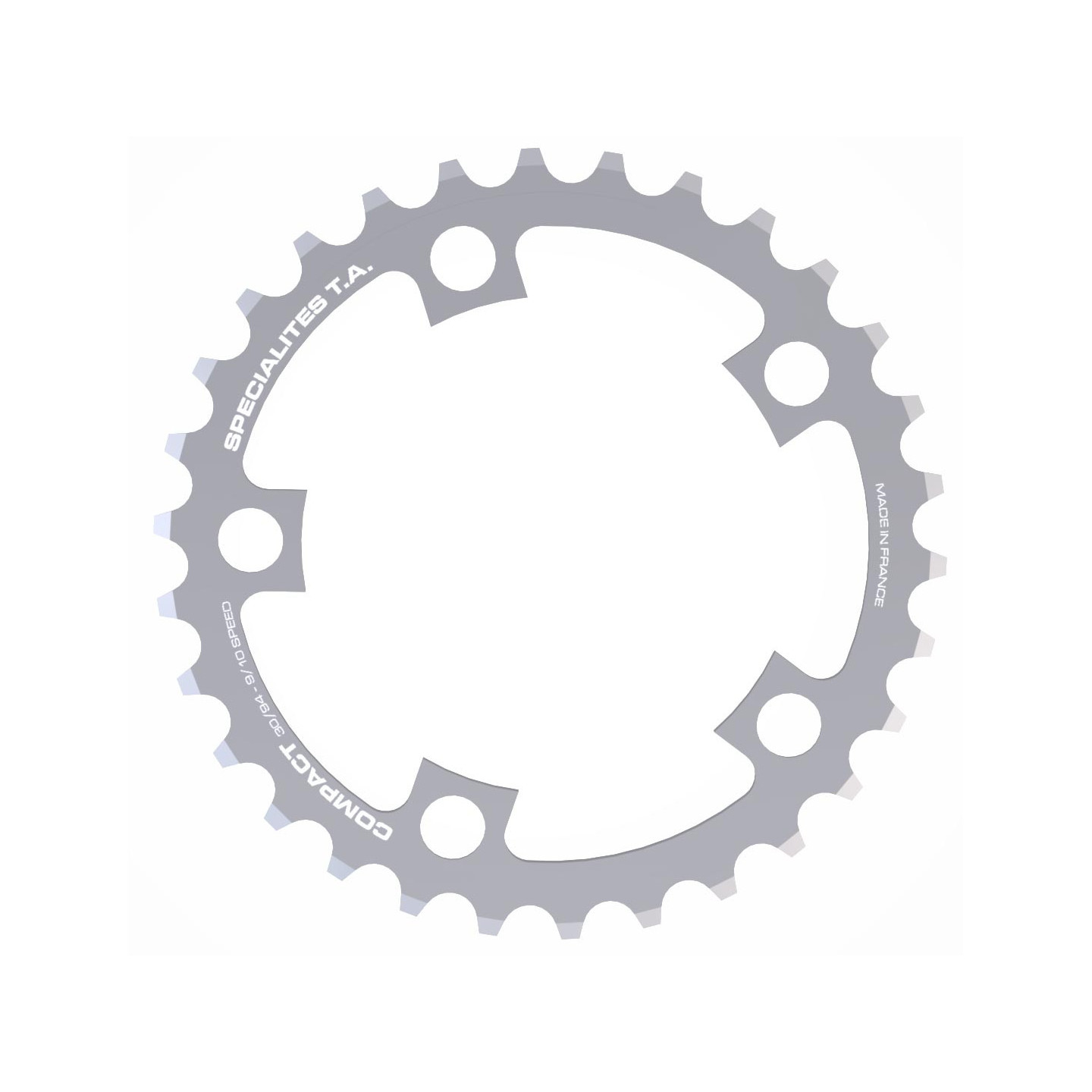 Chainring Spécialités TA Compact 9-speed Inner 94mm Silver