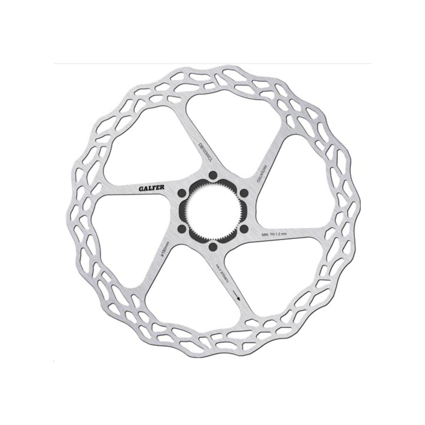 Brake Disc Galfer - Wave Road Centre Lock - ø180mm - 133g