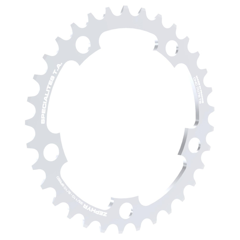 Chainring Spécialités TA Zéphyr Compact 110mm Inner 9/10/11-speed Silver
