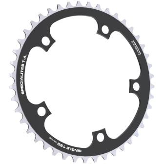 Single Chainring Spécialités TA 130mm SINGLE SPEED/TANDEM/ROHLOFF Black