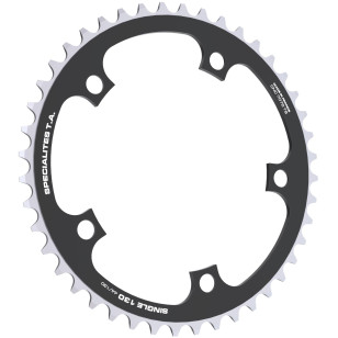 Single Chainring Spécialités TA 130mm SINGLE SPEED/TANDEM/ROHLOFF Black