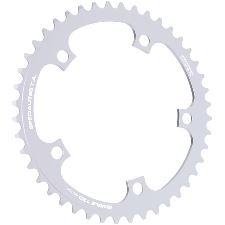 Monoplato Spécialités TA 130mm SINGLE SPEED/TÁNDEM/ROHLOFF plata