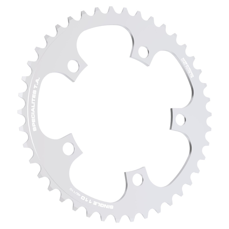 Monoplato Spécialités TA 110mm SINGLE SPEED/TÁNDEM/ROHLOFF plata Monoplato Spécialités TA 110mm SINGLE SPEED/TÁNDEM/ROHLOFF plata