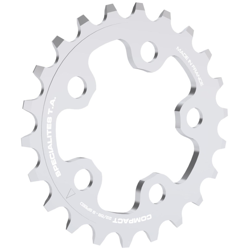 Chainring Spécialités TA Compact 9-speed Inner 58mm Silver Chainring Spécialités TA Compact 9-speed Inner 58mm Silver