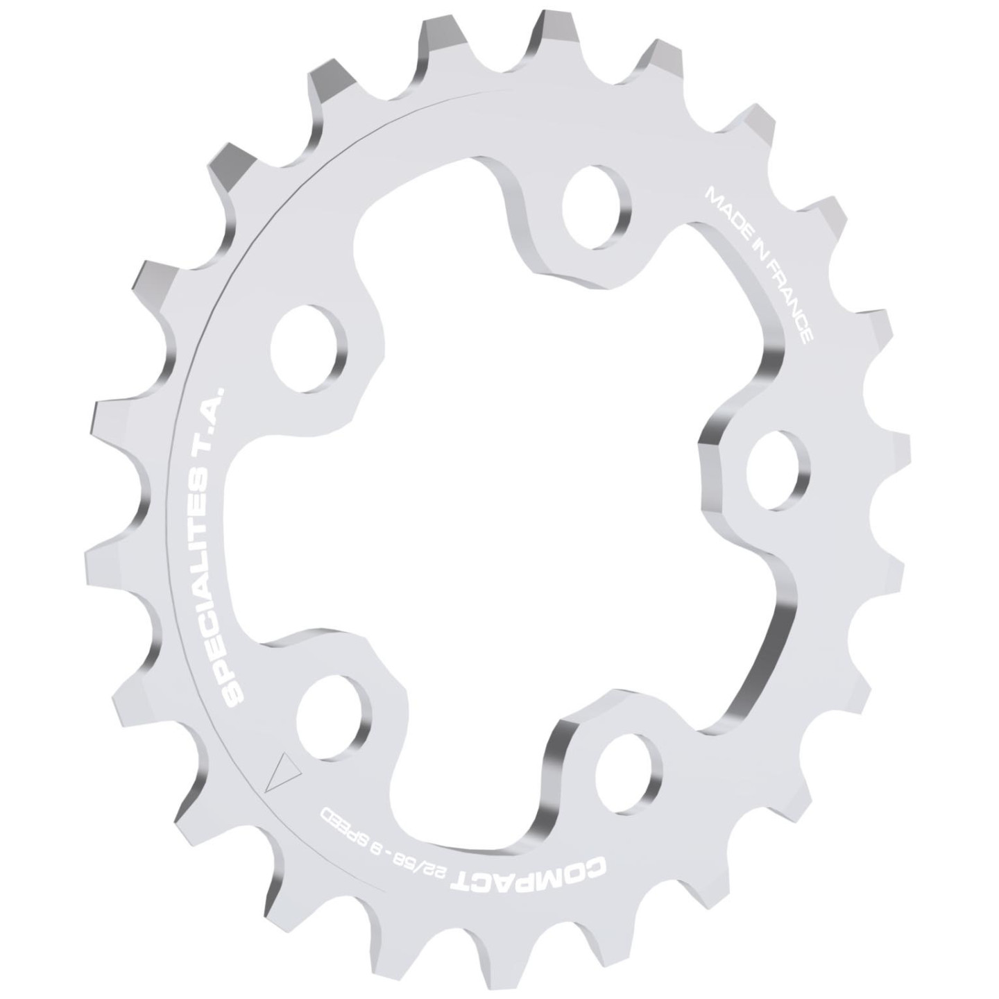 Chainring Spécialités TA Compact 9-speed Inner 58mm Silver