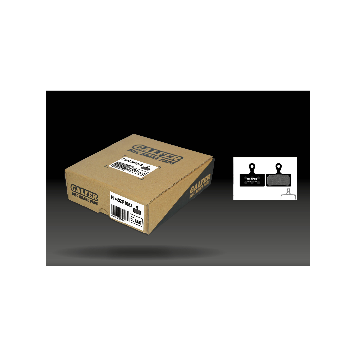 Brake Pads GALFER - Shimano XTR / XT / SLX / Alfine - Performance (Pack of 30 pairs)