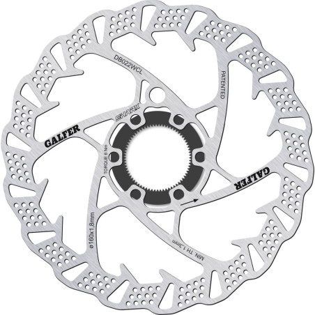 Brake Disc Galfer MTB - Wave Shark Centre Lock - ø160mm - 121g