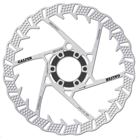 Bremsscheibe Galfer MTB - Wave Shark Center Lock - ø180mm - 144g