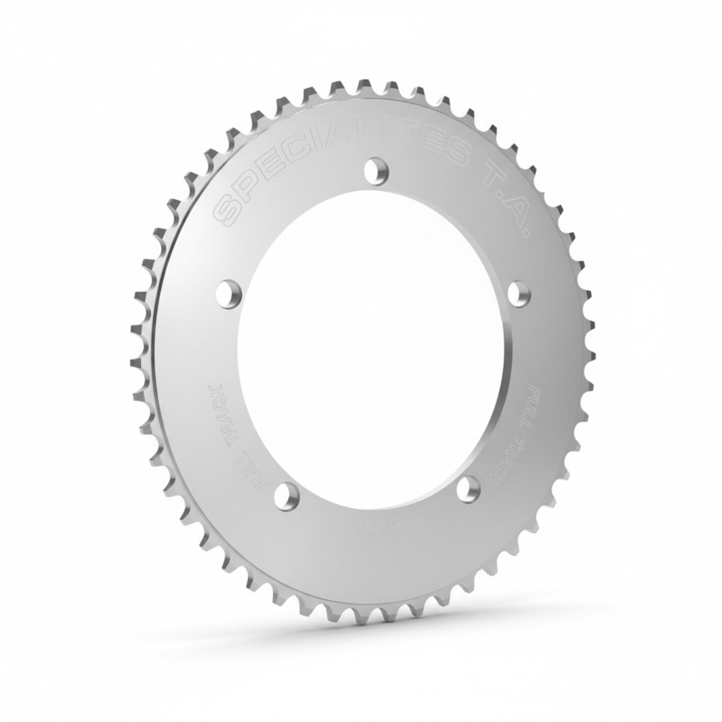 Chainring Spécialités TA Track FULL TRACK 144mm - Polished Silver - chain 3.17mm (1/8")