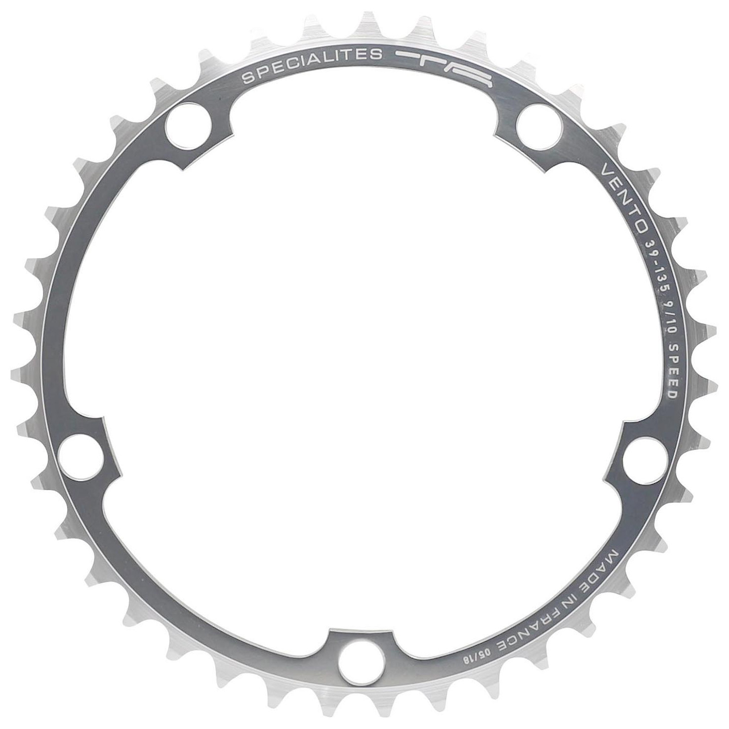 Chainring Spécialités TA Vento Inner 9/10-speed 135mm Silver