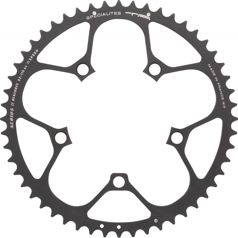 *** FIN DE SERIE *** Plato Spécialités TA Nérius 11 exterior Campagnolo Compact 11v Super Record/Record/Chorus/Athena 11v *** FIN DE SERIE *** Plato Spécialités TA Nérius 11 exterior Campagnolo Compact 11v Super Record/Record/Chorus/Athena 11v