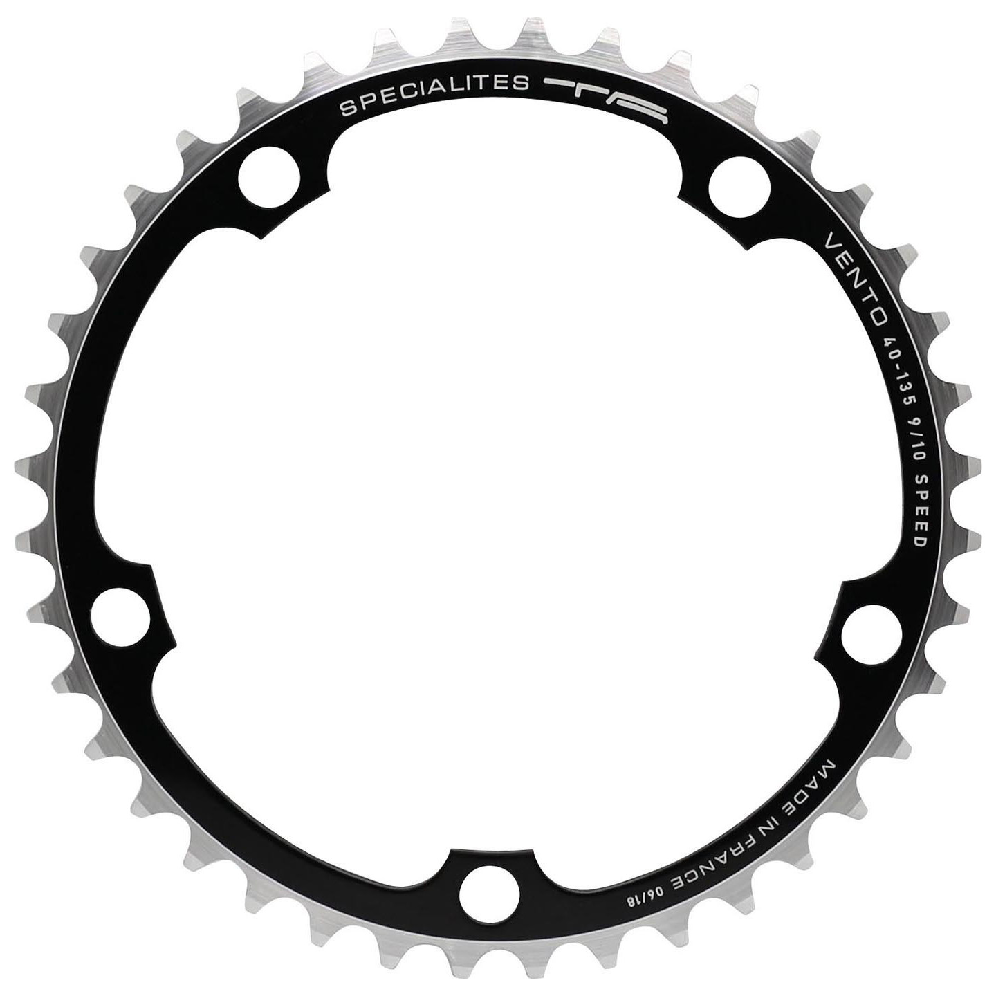 Chainring Spécialités TA Vento Inner 9/10-speed 135mm Black