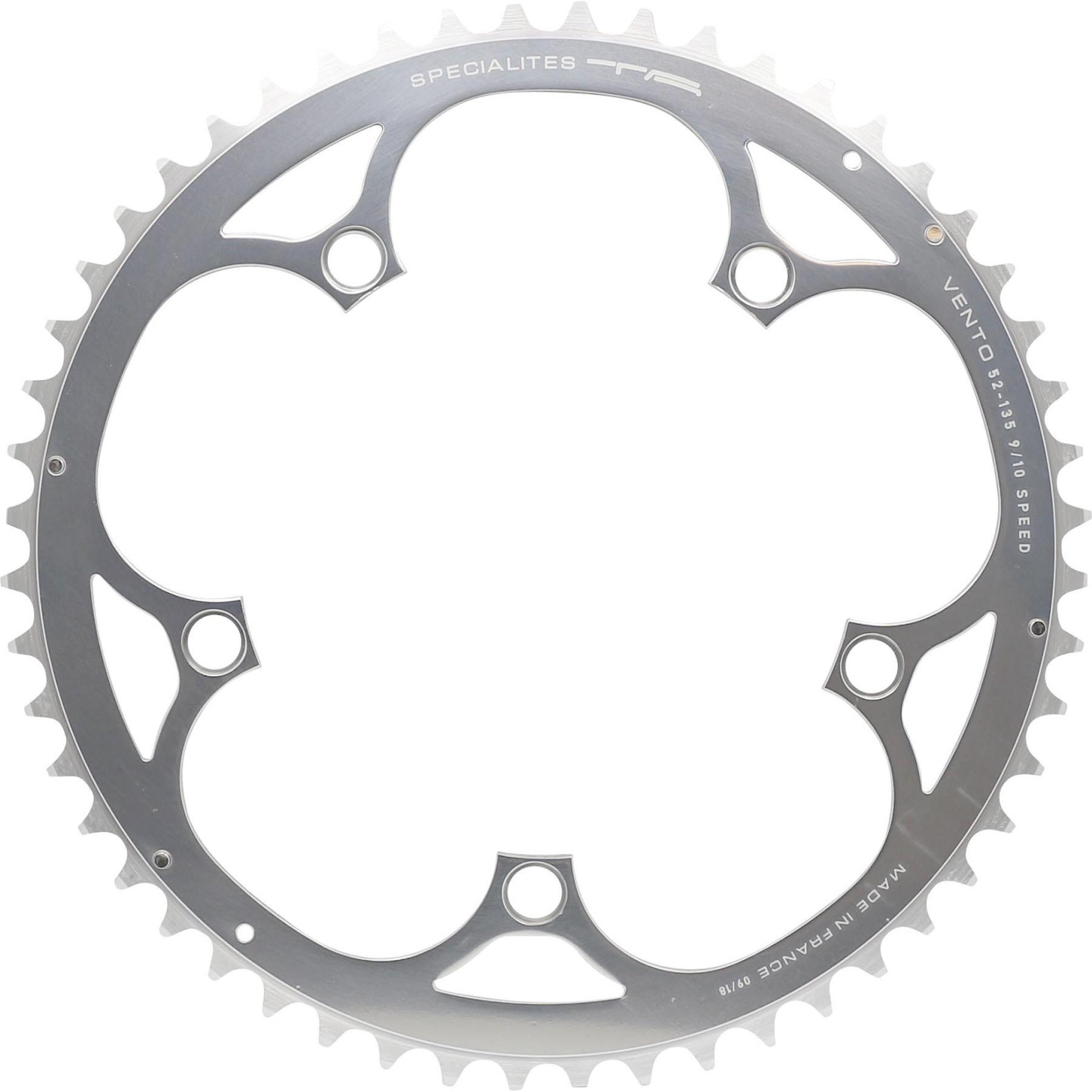 Chainring Spécialités TA Vento Outer 9/10-speed 135mm Silver