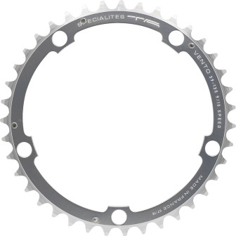 Chainring Spécialités TA Vento Middle 9/10-speed 135mm Silver