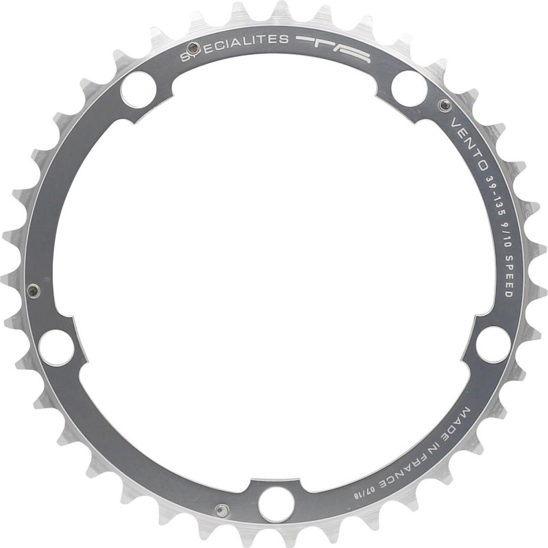 Spécialités TA Vento Kettenblatt mittig 9/10-fach 135mm Silber Spécialités TA Vento Kettenblatt mittig 9/10-fach 135mm Silber