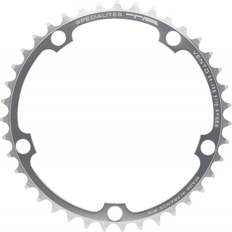 Chainring Spécialités TA Vento Inner 9/10-speed 135mm Silver Chainring Spécialités TA Vento Inner 9/10-speed 135mm Silver