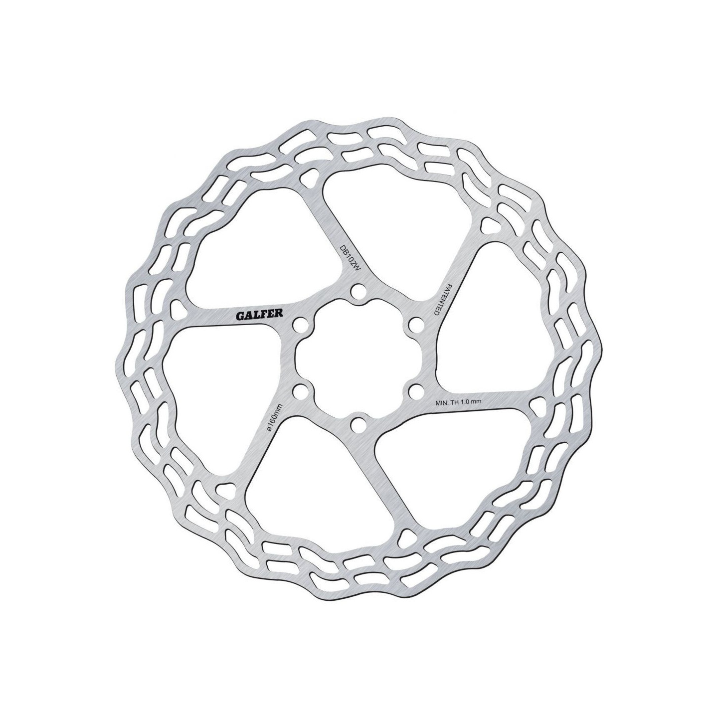 Brake Disc Galfer - Wave Road - ø160mm - 79g