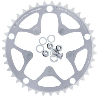 Chainring Spécialités TA touring Triple Vento-K Middle 9/10-speed 135/74mm Silver