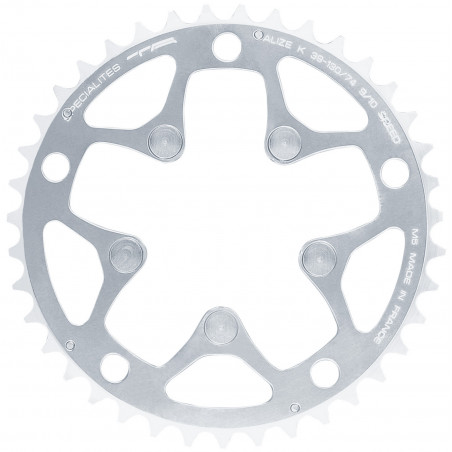 Spécialités TA Alizé-K Touren-Kettenblatt 3-fach mittig 130/74mm 9/10-fach Silber