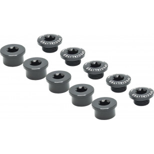 Spécialités TA aluminium kettingbladboutenset enkel kettingblad - Torx - Zwart (zakje van 5)