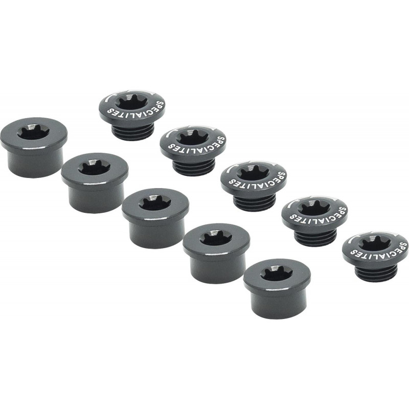 Kit de tornillería Spécialités TA aluminio monoplato - Torx - Negro (bolsa de 5) Kit de tornillería Spécialités TA aluminio monoplato - Torx - Negro (bolsa de 5)