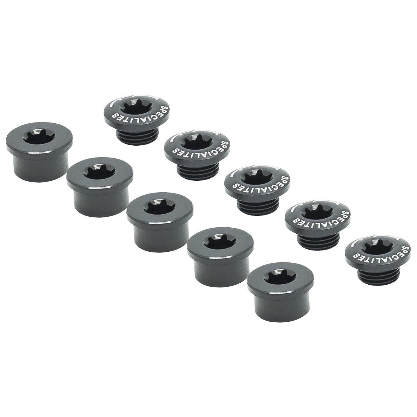 Bolt Kit Spécialités TA Aluminium Single Chainring - Torx - Black (bag of 5)