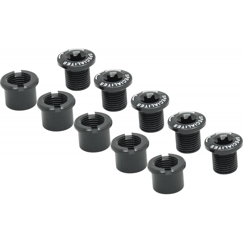 Bolt Kit Spécialités TA Aluminium - Double Chainrings - Black (bag of 5)
