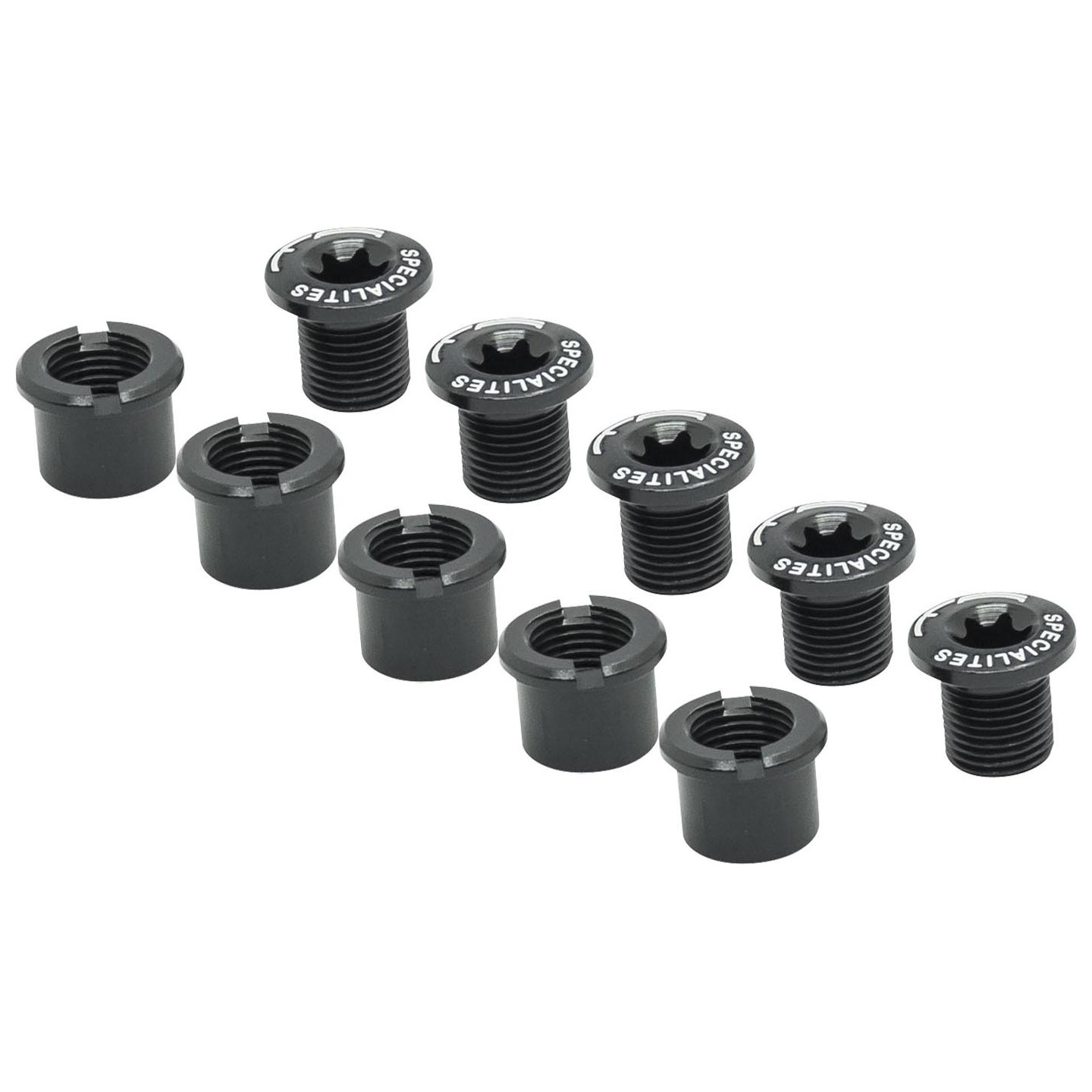 Bolt Kit Spécialités TA Aluminium - Double Chainrings - Black (bag of 5)