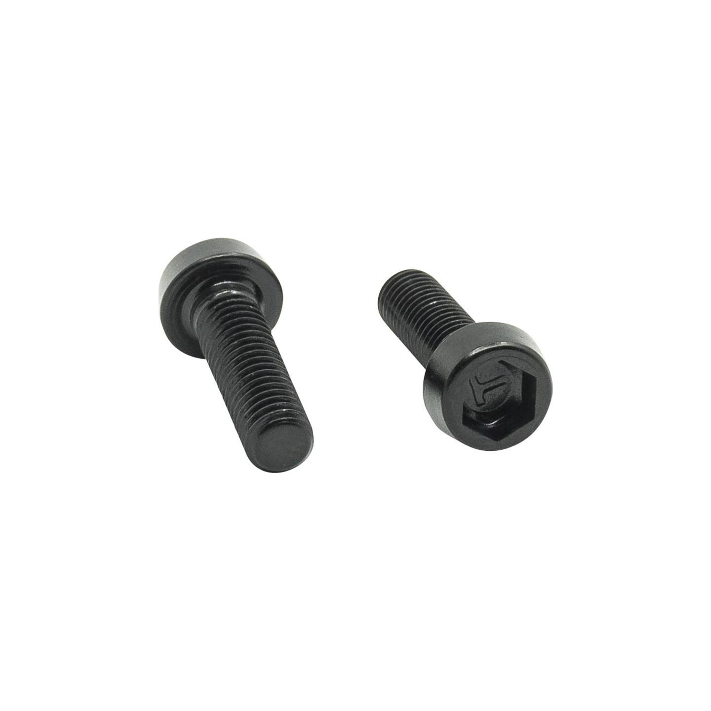 Aluminium Bolts for Bottle Cage - M5x17 (screw head 3.5 mm) - Black (bag of 2)