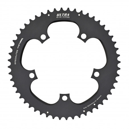 Plateau Spécialités TA Ultra 10V Extérieur 110mm pour Shimano Ultégra 6750 Compact Noir Spécialités TA PL58110369 Double