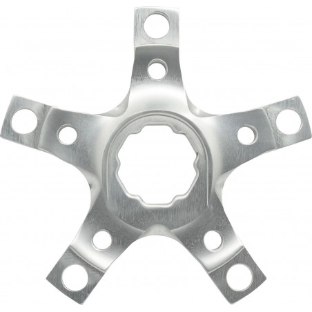 Spécialités TA CARMINA Rennrad-Spider 3-fach Compact 110/74mm - Silber poliert