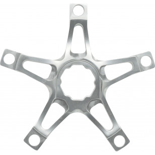 Spécialités TA CARMINA Road Double 130mm spider - Polished Silver