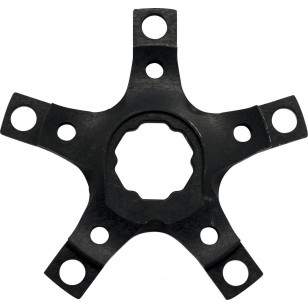 Spécialités TA CARMINA Road Triple Compact 110/74mm spider - Black Anodised