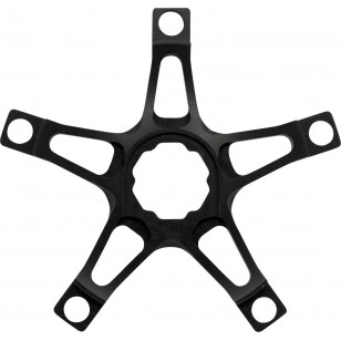 Spécialités TA CARMINA Rennrad Double 130mm Spider - Schwarz eloxiert