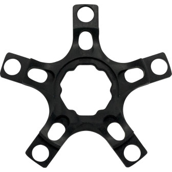 Spécialités TA CARMINA Road Compact Double 110mm spider - Black Anodised