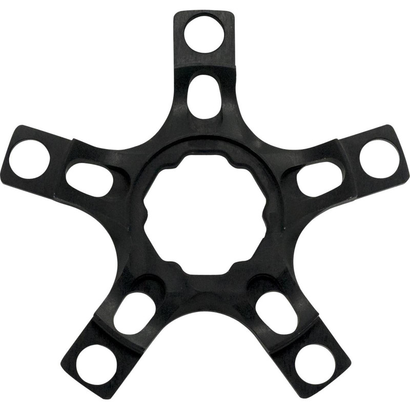 Araña Spécialités TA CARMINA Carretera Compact Doble 110mm - Negro anodizado Araña Spécialités TA CARMINA Carretera Compact Doble 110mm - Negro anodizado