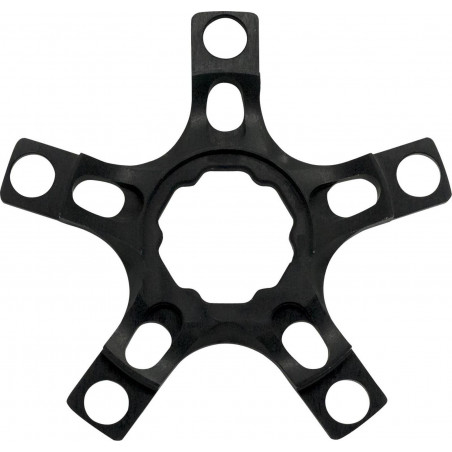 Étoile Spécialités TA CARMINA Route Compact Double 110mm - Noir Anodisé Spécialités TA ET11029 Étoiles